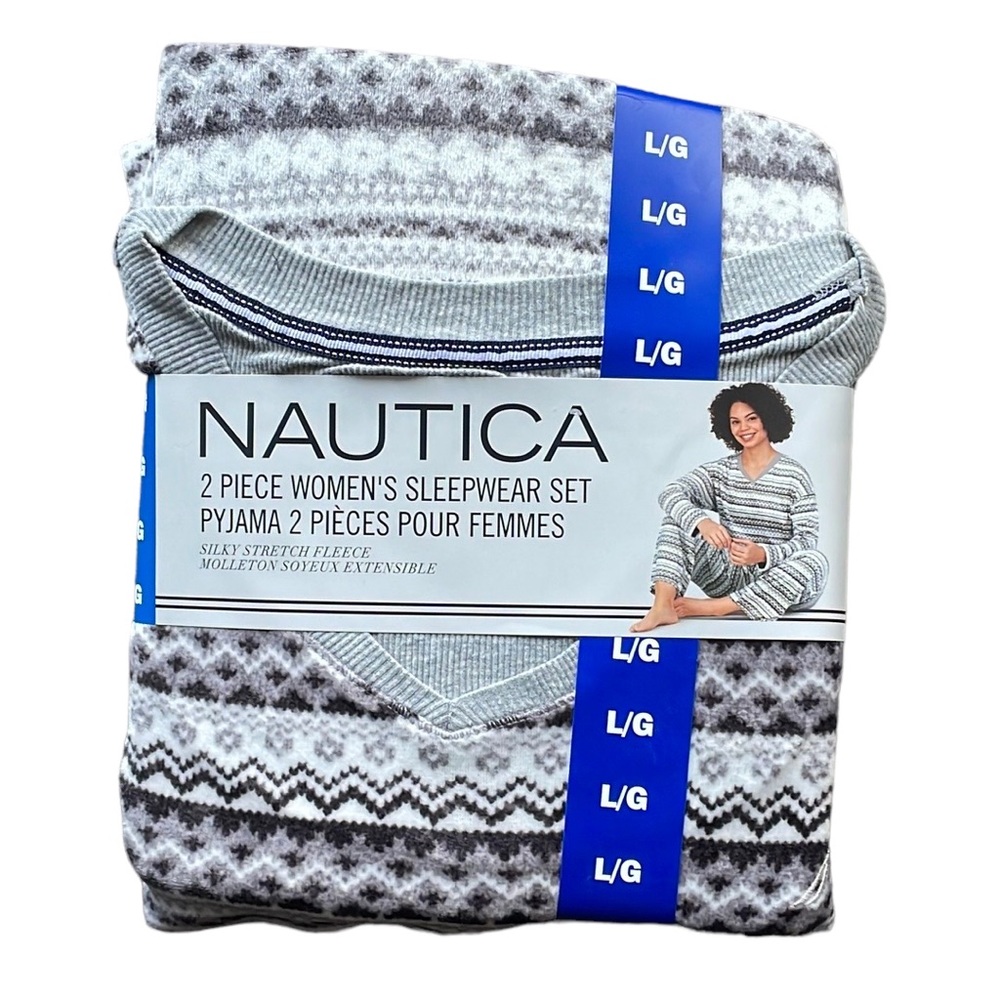 Nautica - Silky Fleece Pajamas Set